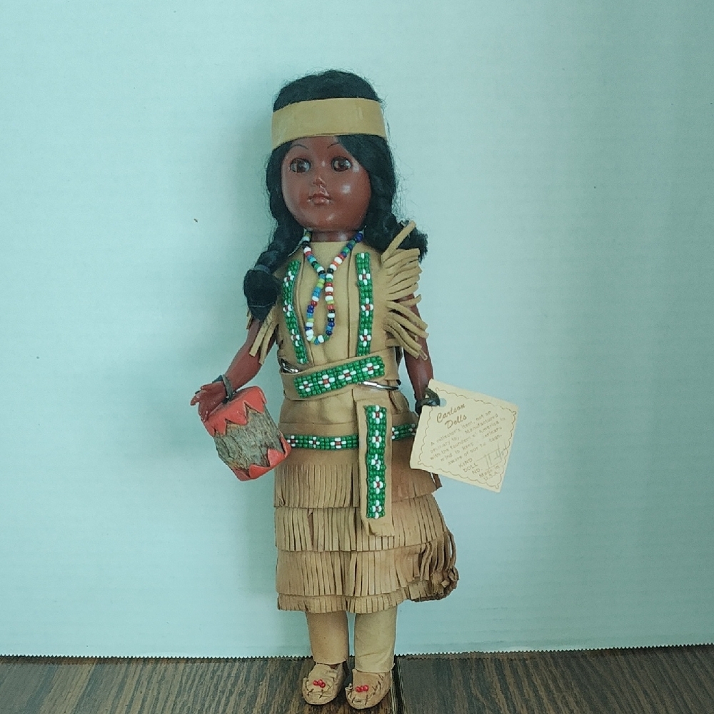 Vintage Blackfoot Princess Indian Doll With Papoose Baby. New W Tags